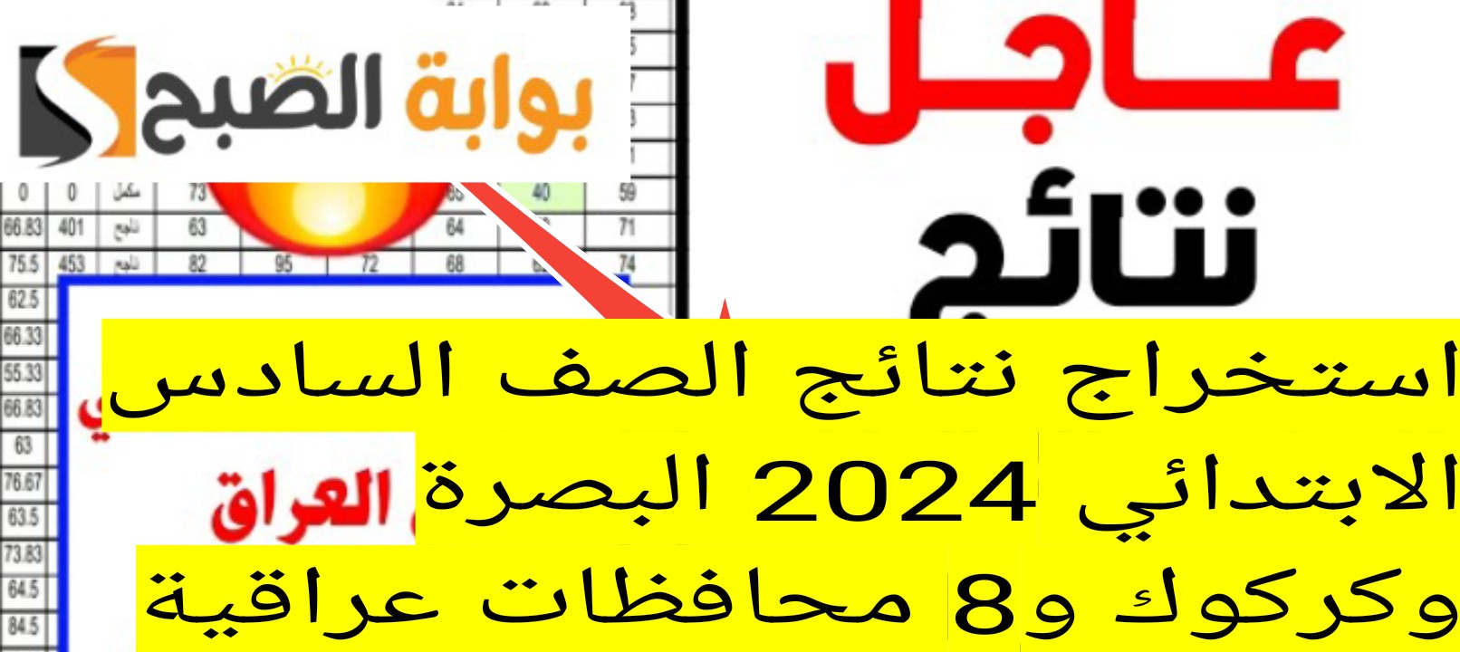 استخراج نتائج الصف السادس الابتدائي 2024 البصرة وكركوك و8 محافظات عراقية 6 استخراج نتائج الصف السادس الابتدائي 2024 البصرة وكركوك و8 محافظات عراقية