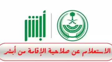 استعلام عن صلاحية الاقامة