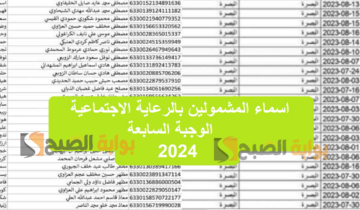 “mazalaty pdf” رابط الاستعلام عن اسماء المشمولين بالرعاية الاجتماعية الوجبة السابعة 2024 في العراق عبر موقع وزارة العمل العراقية