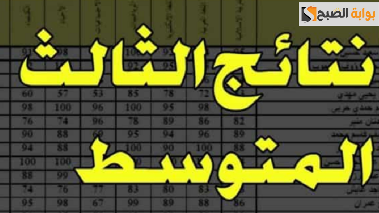 استعلم الآن.. موعد نتائج الثالث المتوسط بالعراق 2024 الدور الأول 5 استعلم الآن.. موعد نتائج الثالث المتوسط بالعراق 2024 الدور الأول