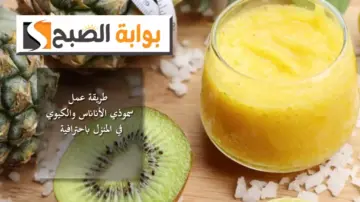 في حر الصيف.. طريقة عمل سموذي الأناناس والكيوي في المنزل باحترافية