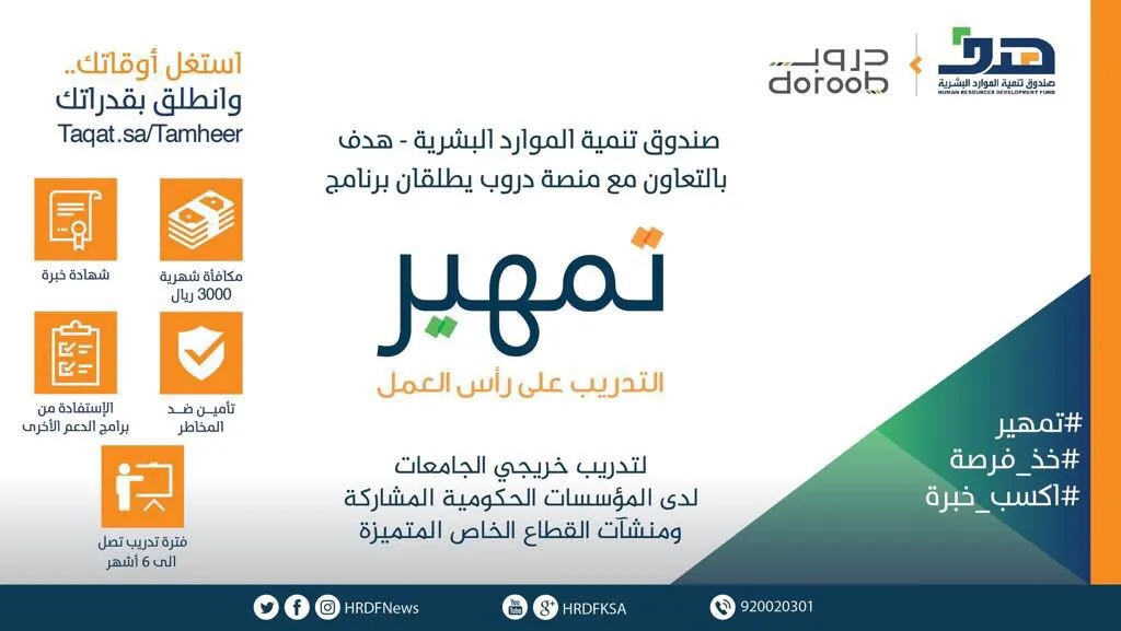 خطوات التسجيل في برنامج تمهير للخريجين وما الشروط المطلوبة 1445؟ 5 خطوات التسجيل في برنامج تمهير للخريجين وما الشروط المطلوبة 1445؟