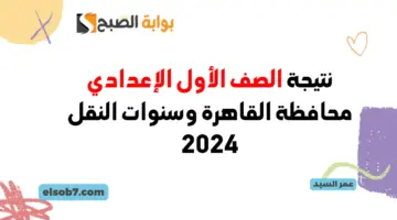 نتائج سنوات النقل الدور الأول 2024 الخدمات التعليمية نتيجة الصف الأول الإعدادي وثانية ورابعة وخامسة وسادسة