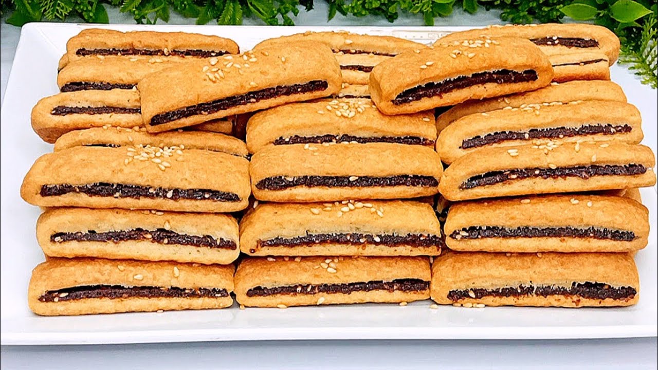 بنص كيلو دقيق فقط حضري قراقيش محشية هشة وخفيفة مثل الافران