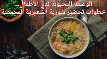 الوصفة المحبوبة لدي الأطفال. خطوات تحضير شوربة الشعيرية المحمصة