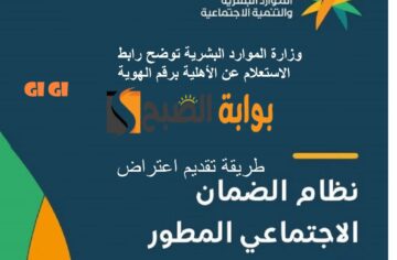 متى ينزل الضمان هذا الشهر؟ وزارة الموارد توضح موعد الدفعة 30 وخطوات الاستعلام برقم الهوية