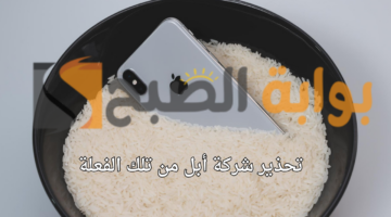 تجفيف الهواتف الآيفون أبل تحذر من التجفيف في الأرز النئ