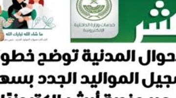 تسجيل المولود الجديد