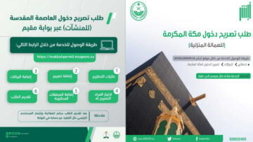 السلطات السعودية توضح آلية استخراج تصريح دخول مكة للشركات