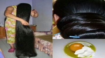 تطويل الشعر بالبيض 1