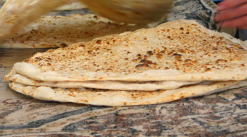 خبز الصاج المسخن