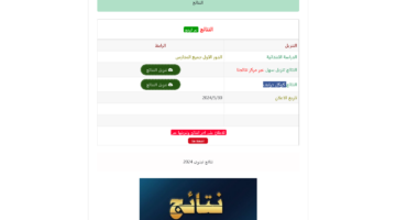 رابط نتائج السادس الابتدائي 2024 نينوى م