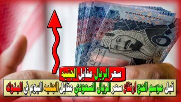 قبل بدء موسم الحج ارتفاع سعر الريال السعودي مقابل الجنيه المصري اليوم في البنوك 25 مايو 2025