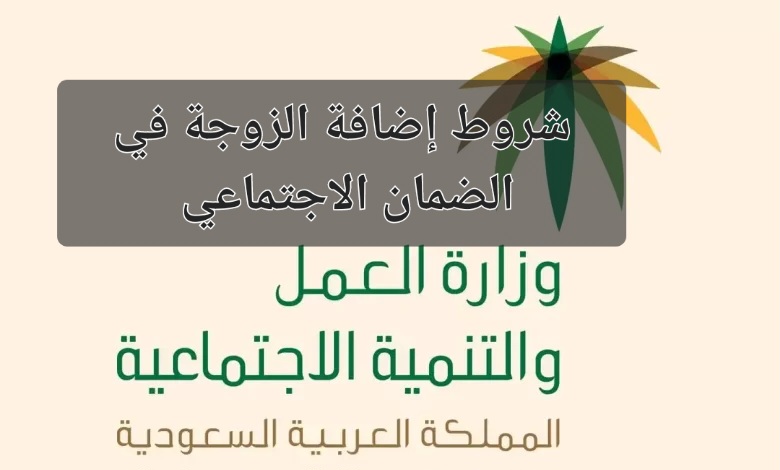 الموارد البشرية توضح شروط إضافة الزوجة في الضمان الاجتماعي والخطوات المطلوبة 3 الموارد البشرية توضح شروط إضافة الزوجة في الضمان الاجتماعي والخطوات المطلوبة