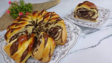 خطوات عمل طاقية السلطان بمكونات بسيطة جدا