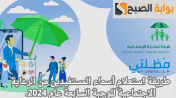 طريقة استعلام أسماء المستفيدين من الرعاية الاجتماعية للوجبة السابعة عام 2024