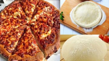 طريقة عمل عجينة البيتزا المطاطة الهشة والقطنية بأبسط المكونات مثل المحلات بكل أسرارها