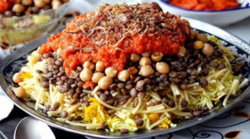 طريقة عمل الكشري