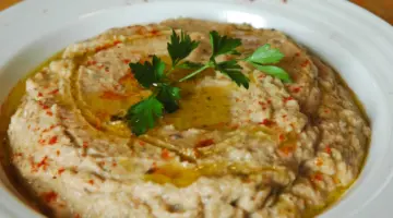طريقة عمل بابا غنوج بالطحينة