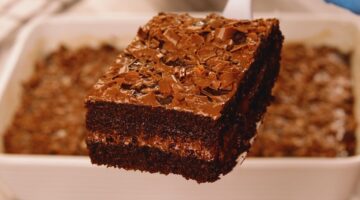 طريقة عمل بسبوسة الشوكولاتة