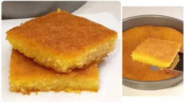 طريقة عمل بسبوسة العشر دقائق
