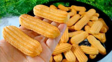 طريقة عمل بسكوت البرتقال اللذيذ بدون بيض ولا حليب لذيذ وهش أحلى من الجاهز