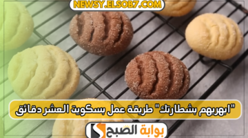 طريقة عمل بسكويت العشر دقائق