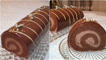 طرية وهشة وطعمها خرافي.. طريقة عمل كيكة السويسرول بالمربى وجوز الهند لأطفالك!!