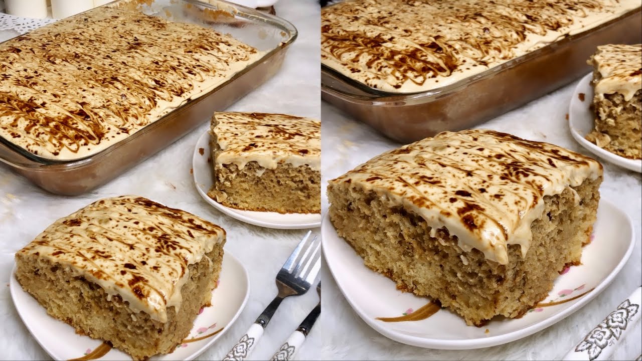 طريقة عمل كيكة النسكافية..اعمليها بكل سهولة واستمتعي بعشاء سهل وخفيف