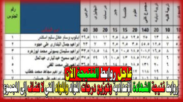 عرض نتيجة الشهادة الإعدادية للجيزة والقاهرة 2024