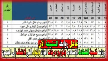 الآن رابط عرض نتيجة الشهادة الإعدادية للجيزة والقاهرة 2024 وتوزيع درجات المواد الدراسية والمواد التي لا تضاف إلى المجموع