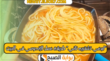 عمل الاندومي في البيت