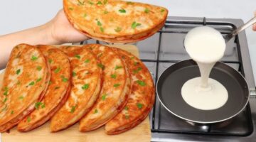 فطائر الطاسة السائلة السريعة