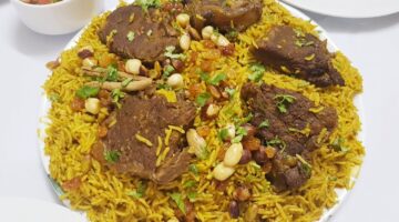 كبسة اللحم الضاني