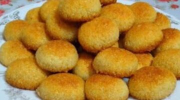 كرات جوز الهند بطعم البسيمة والبسبوسة 1