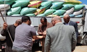 محافظة الفيوم وكيل الزراعة يتفقد الصوب ومركز استلام القمح بمركز أبشواي