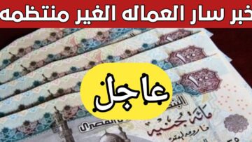 بالتزامن مع عيد الأضحى.. صرف 500 جنيهًا منحة للعمالة الغير منتظمة خلال أيام