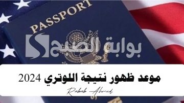 موعد ظهور نتيجة اللوتري 2024 وشروط الهجرة العشوائية إلى أمريكا