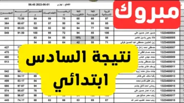 “شـــوف نتيجتـــك MLAZEMNA“ رابط نتائج الصف السادس ابتدائي بابل موقع نتائجنا بالرقم الامتحاني