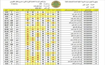 “كوكل درايف”.. تنزيل PDF نتائج السادس الابتدائي 2024 نينوي وكركوك وذي قار وجميع المحافظات العراقية