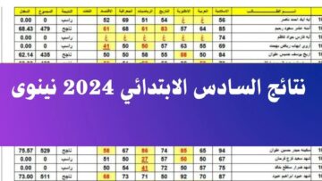 متوفر الآن..نتائج السادس ابتدائي الدور الأول في العراق عبر موقع نتائجنا الإلكتروني