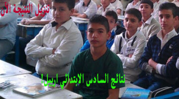 نتائج السادس الابتدائي اربيل