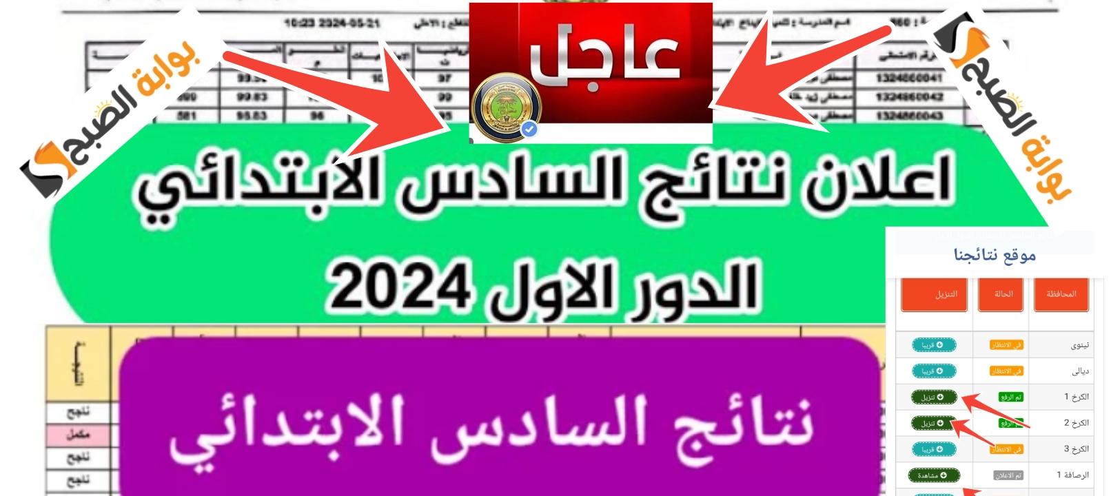 موقع وزارة التربية نتائج الامتحانات السادس الابتدائي الدور الأول 2024 العراق 5 موقع وزارة التربية نتائج الامتحانات السادس الابتدائي الدور الأول 2024 العراق