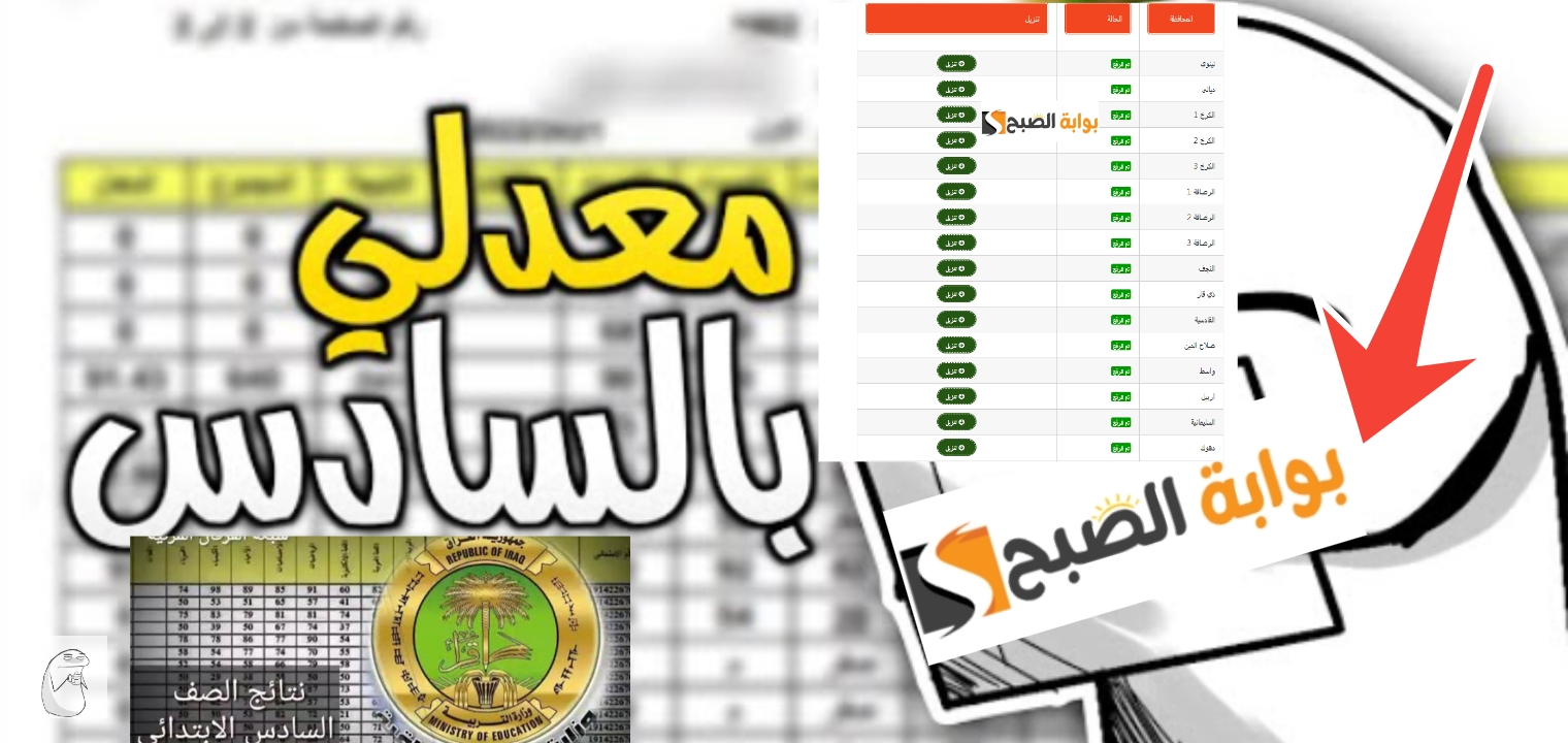 نتيجة السادس الابتدائي العراق 2024 الدور الأول أعرفها الآن بثلاث طرق مختلفة 6 نتيجة السادس الابتدائي العراق 2024 الدور الأول أعرفها الآن بثلاث طرق مختلفة