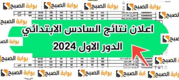رابط نتيجة السادس الابتدائي 2024 الدور الأول results.mlazemna وخطوات تقديم اعتراض