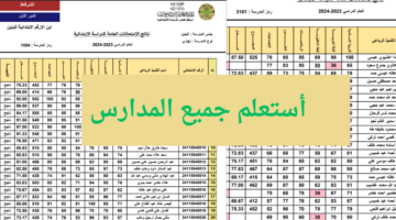 نتائج السادس الابتدائي صلاح الدين الدور الاول 2024