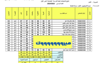(الدور الثاني) هُنا نتائج السادس الابتدائي 2024 بالاسم موقع نتائجنا الخارجي روابط pdf results نينوي