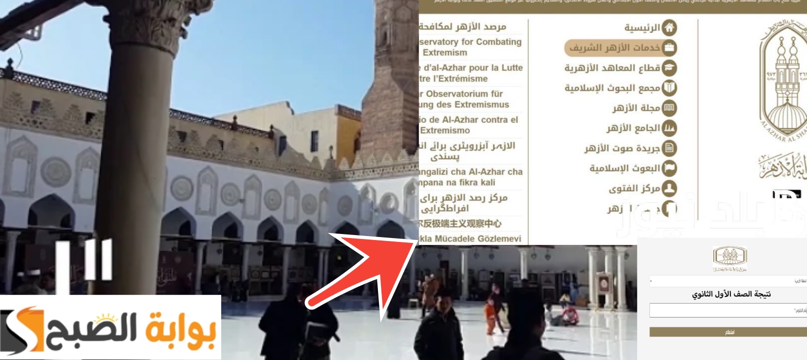 نتيجة الصف الأول الثانوي الأزهري بالاسم ورقم الجلوس 2024 تعرف على الخطوات والرابط 5 نتيجة الصف الأول الثانوي الأزهري بالاسم ورقم الجلوس 2024 تعرف على الخطوات والرابط