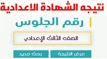 نتيجة الشهادة الإعدادية الدقهلية 2024 الترم الثاني