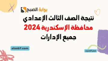 نتيجة الصف الثالث الإعدادي 2024 الإسكندرية بالاسم ورقم الجلوس alex-edu.com مديرية التربية والتعليم بالاسكندريه